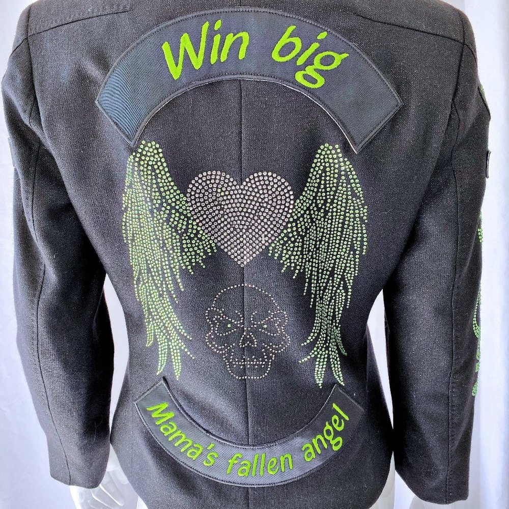 Poison - Fallen Angel Rhinestone Versace Jacket